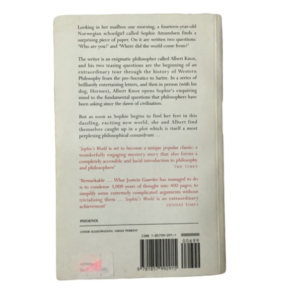 SOPHIE’S WORLD by Jostein Gaarder - Picture 2 of 2